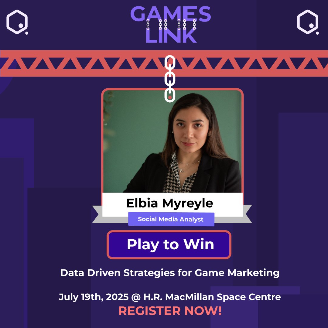 Quiver Games (@quivergamesorg) on Twitter photo We're excited to welcome Elbia Myreyle!
Her session will focus on making game marketing measurable and using data to understand what's working for studios. Learn how to contextualize marketing results and identify successful strategies.
Register now : gameslink.eventbrite.com We're excited to welcome Elbia Myreyle!
Her session will focus on making game marketing measurable and using data to understand what's working for studios. Learn how to contextualize marketing results and identify successful strategies.
Register now : gameslink.eventbrite.com