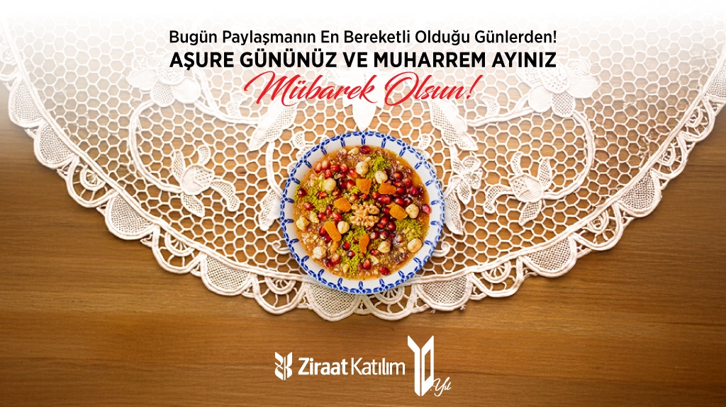 Bugün, paylaşmanın en güzel hâli!

Aşure Günü ve Muharrem Ayı’nın sağlık, bereket ve huzur getirmesini dileriz.

#ZiraatKatılım #ZiraatKatılım10yaşında #PaylaştıkçaDahaFazlası #MuharremAyı #AşureGünü