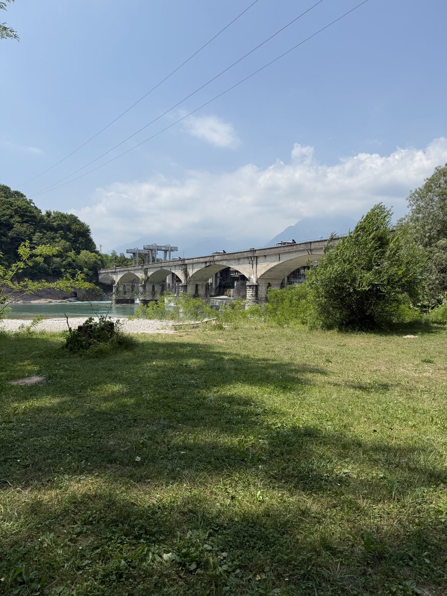 The Busche Bridge destroyed by OSS Team Tacoma recent trip to Italy for a forthcoming tour based on my books. #BrennerAssignment