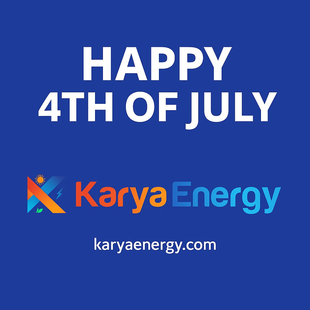 KaryaEnergy's tweet photo. Happy 4th of July

#karyaenergy #Happy4thofJuly #4thofJuly #4thofjuly2025 https://t.co/gq9fwX34bn