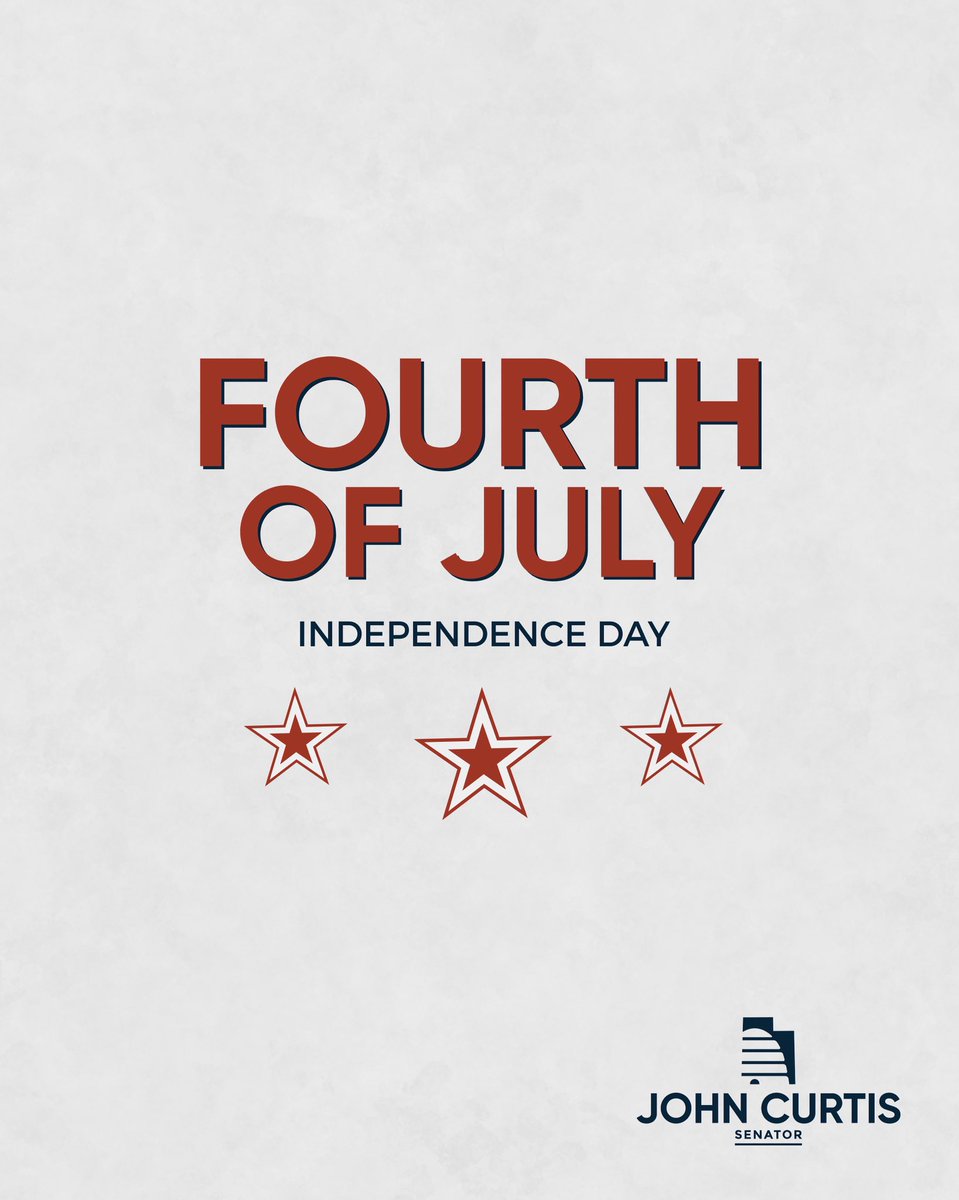 Today we celebrate the freedoms secured by sacrifice and sustained by principle. The American dream endures because of men and women who chose courage over comfort, and unity over division. As we gather with family and friends, let’s honor that legacy—with gratitude and a renewed