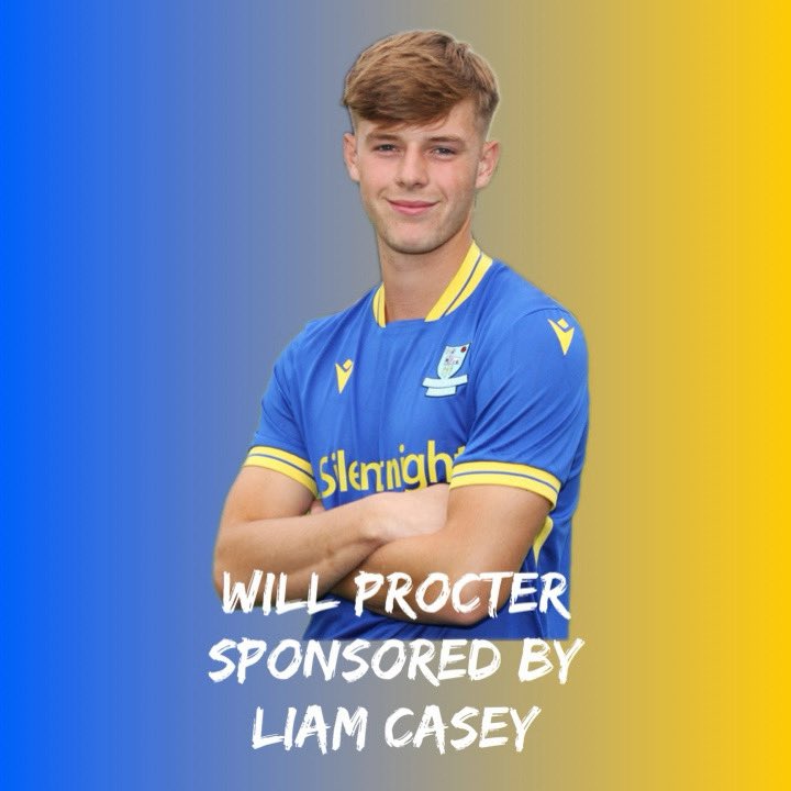 We wanted to say a big thank you to Liam Casey <a href="/l_casey1987/">Liam</a> for sponsoring our player Will Procter for the 2025/26 season.

Player Sponsorship is still available if anyone is interested in sponsoring one of our players plz let us know ⚽️💙💛