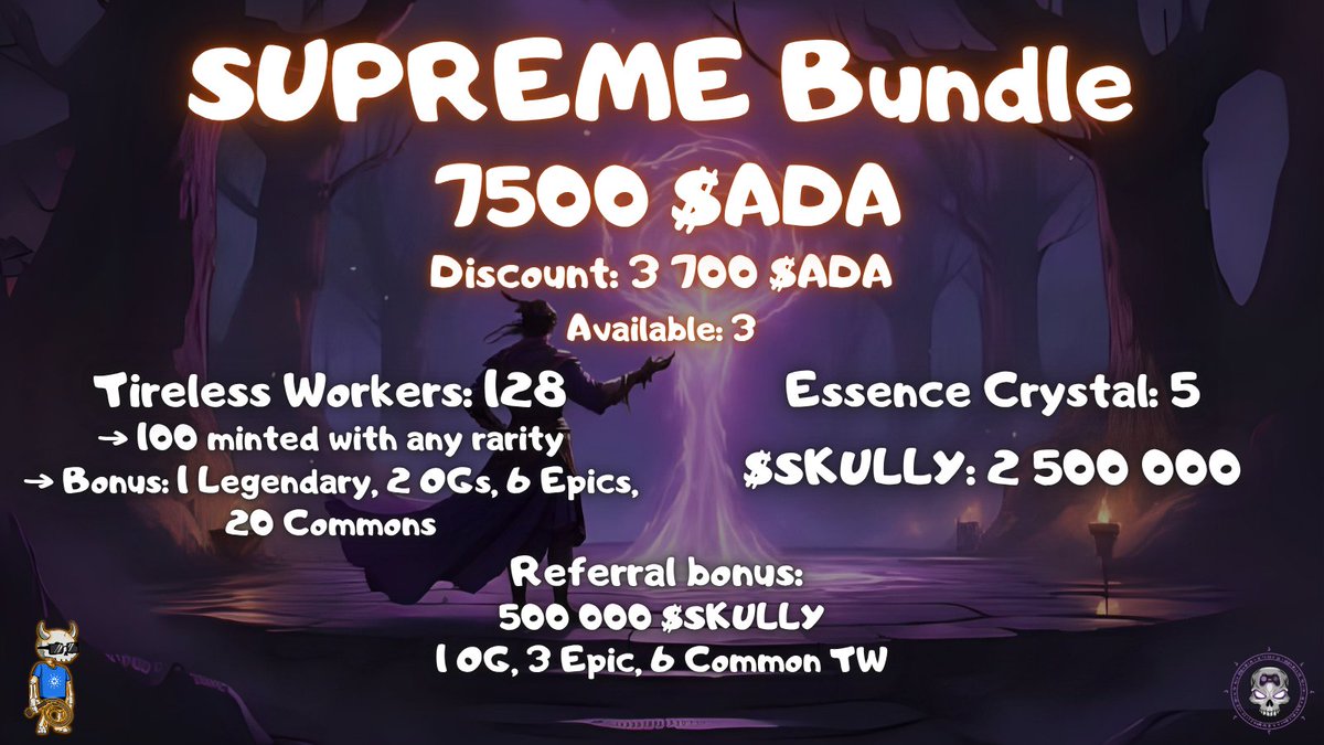Most people have a favorite project.

Let Necro League be yours!

Grab a Supreme Tireless Workers Bundle with a guaranteed Legenrady and rewards from all across our ecosystem!

Or just help to spread the word and claim the referral bonus!

It is good to be a Necro. 
Earn with us!