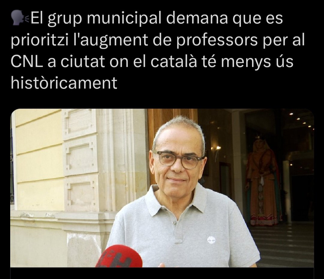 Tota una vida de regidor d’Educació i president Consell Normalització Lingüística  #LHospitalet sense moure un dit  ni augment pressupost, ni + professors català. I ara exigeix el que ni ell ni el seu nou partit han fet al govern. Per acabar-ho d’adobar, ho acabarà fent el PSC.