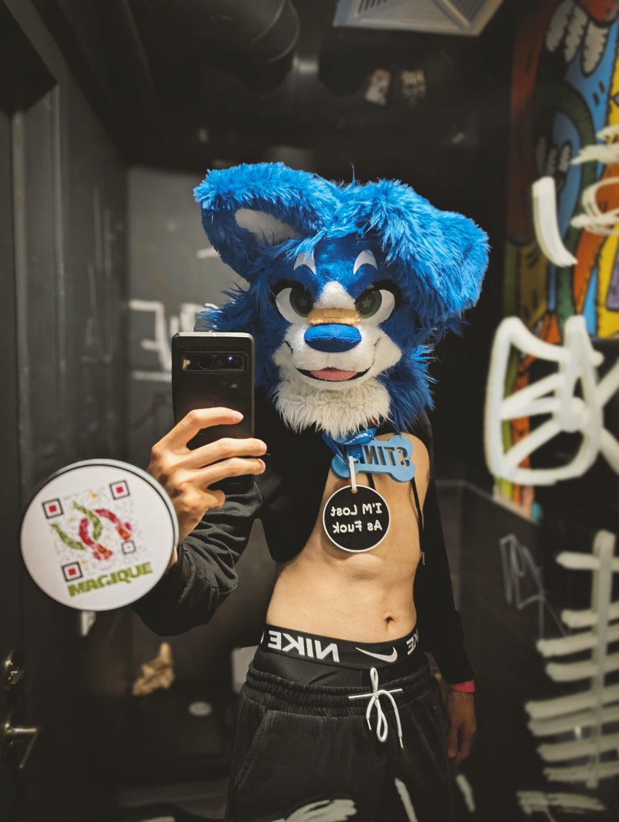 who let the dog out 😳 #FursuitFridays