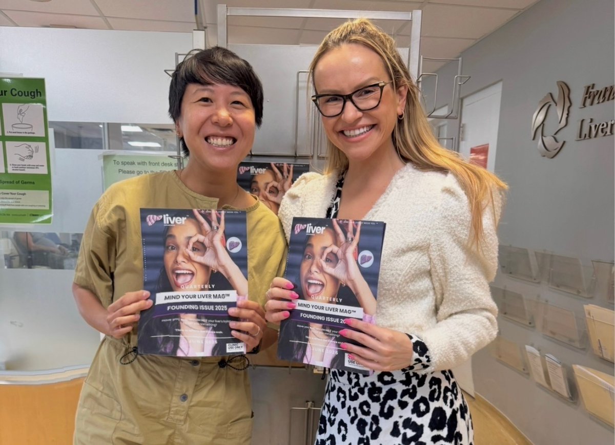LiverAwareness's tweet image. Full-circle moment:
Our founder, Vanessa Wojtala returned to Francis Family Liver Clinic—not as a patient, but as a founder.
Delivered the first Mind Your Liver Mag™.
Thank you @LizLeeNP
#MindYourLiver #LiverAwareness #ThisIsLAF