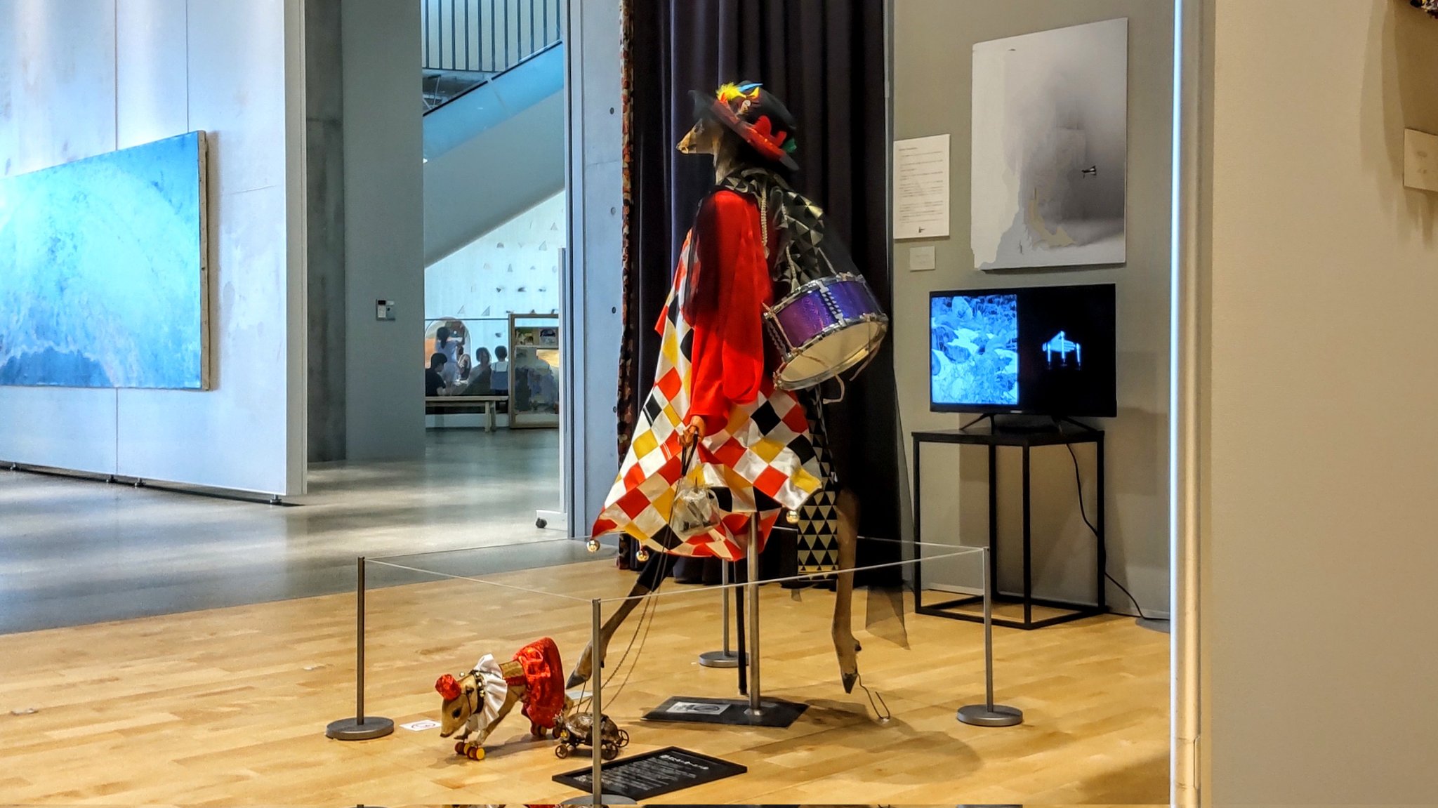 希少 アート作品 デザイン インテリア 当時物 個展】人間劇を絵画表現する〜森山亜希 「image」MEDEL GALLERY SHU