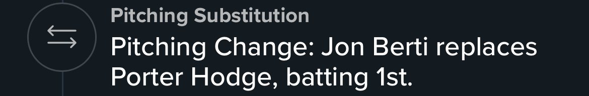 The Cubs put Jon Berti in to pitch with the lead.

EMBARASSING the Cardinals😂