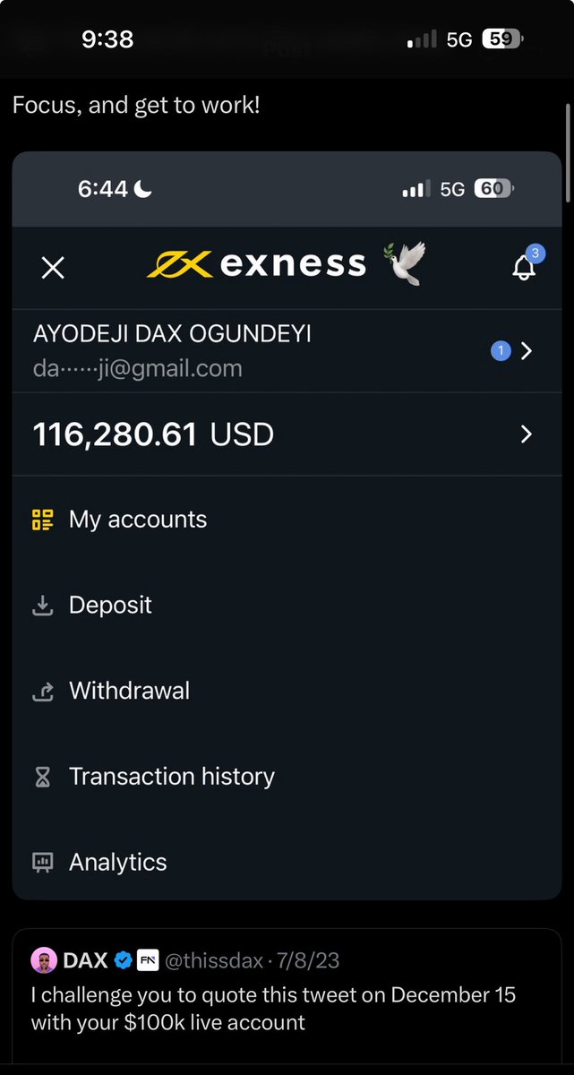 A touch of delusion is necessary in trading.
You have to believe $100K… even $1M in a few months is within reach. 
Even if you’ve never seen half of it before.

That mindset worked for me two years ago and it still does.

This isn’t a motivational post. 
It’s the difference