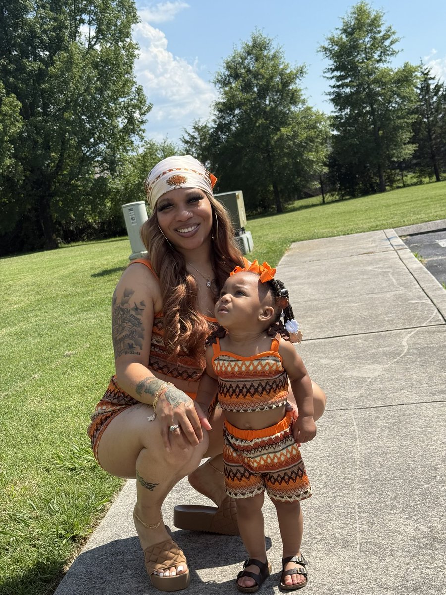 LaTootieRaw's tweet photo. Happy 4th From Us! 🤎🧡 #MyMiniMe https://t.co/QmqUpqb19B