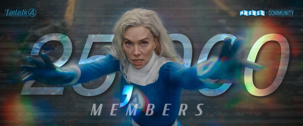 Jordan Jones (@jordnjnes) on Twitter photo The Marvel Community has officially reached 25,000 MEMBERS. #TheFantasticFour The Marvel Community has officially reached 25,000 MEMBERS. #TheFantasticFour