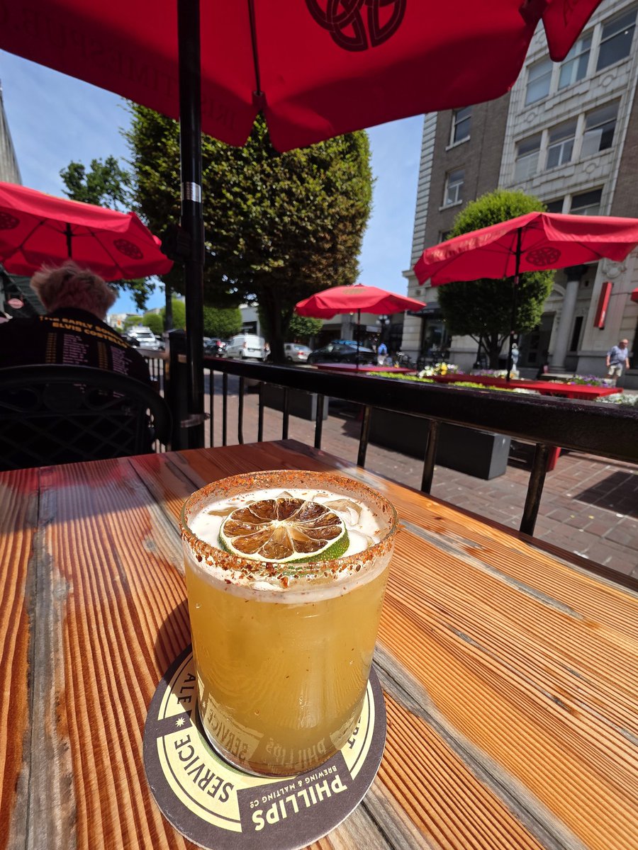 Sometimes you need to just have a margarita on a patio at 1pm on a Friday 🤷🏼‍♀️