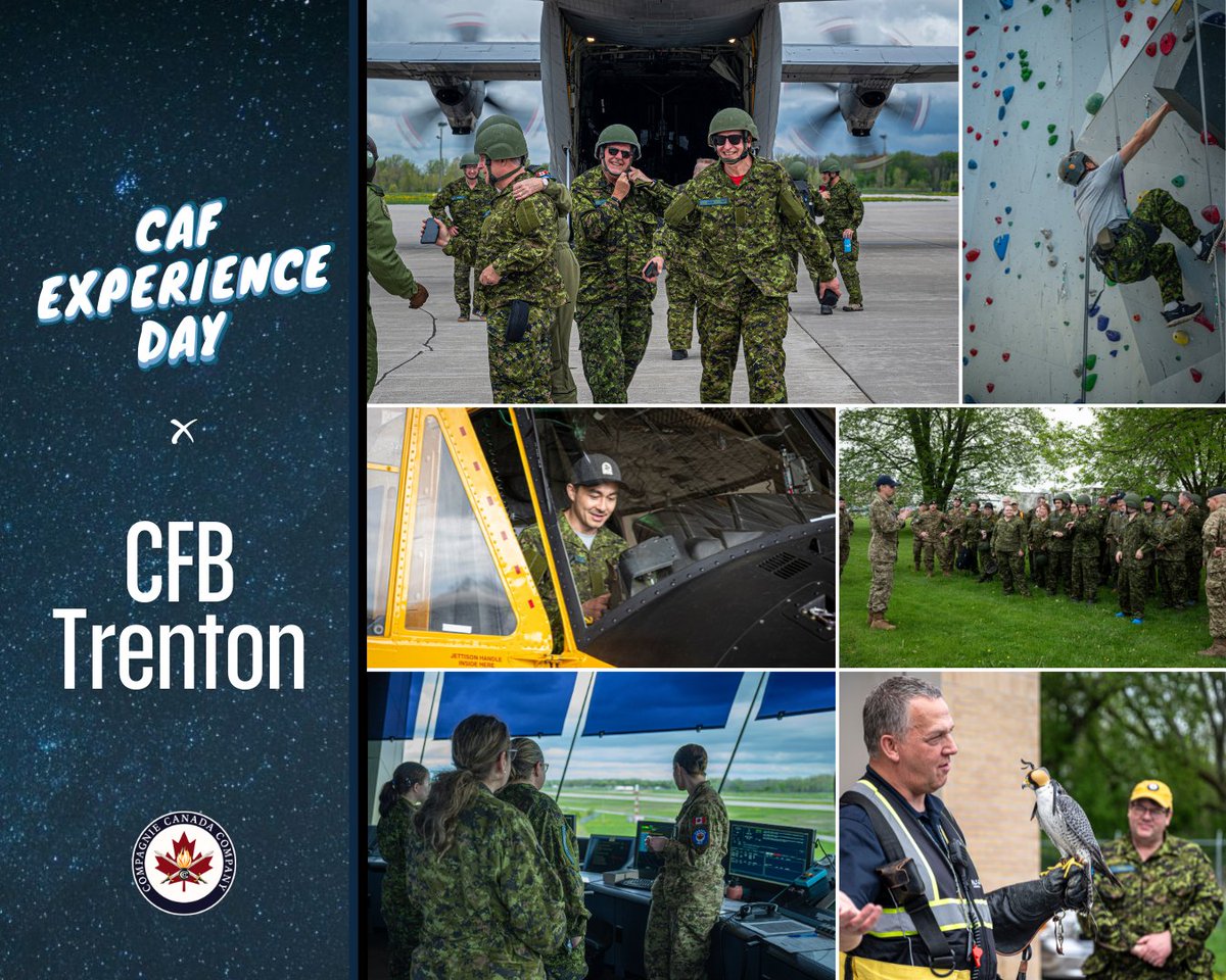 Canada Company (@canada_company) on Twitter photo In May we held a CAF Experience Day at CFB Trenton ✈️
Photos from our day with the AirForce (<a href="/RCAF_ARC/">Royal Canadian Air Force</a>) are up on our website: canadacompany.ca/en/cadcomp_gal…
#ManyWaysToServe #Awareness In May we held a CAF Experience Day at CFB Trenton ✈️
Photos from our day with the AirForce (<a href="/RCAF_ARC/">Royal Canadian Air Force</a>) are up on our website: canadacompany.ca/en/cadcomp_gal…
#ManyWaysToServe #Awareness