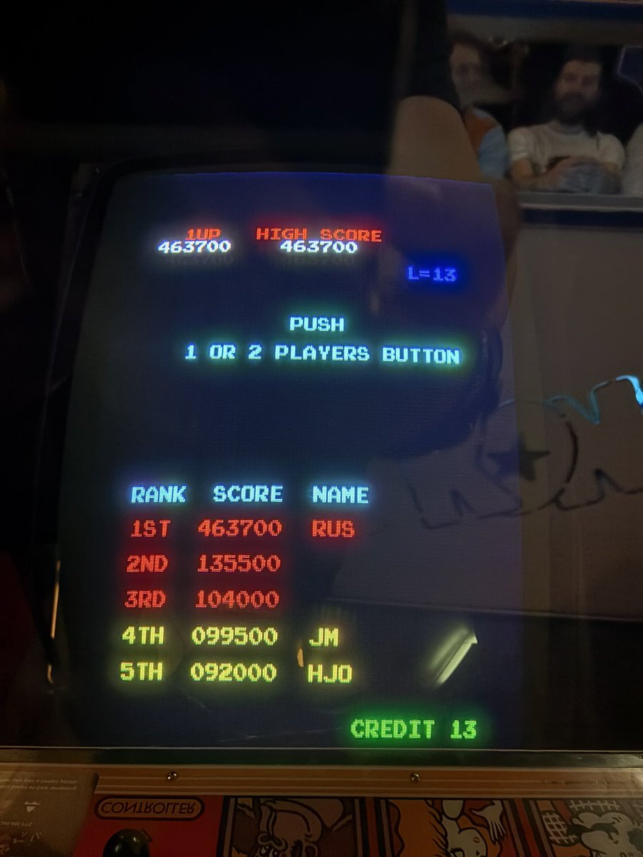 Retro_Russ_'s tweet image. Danish Kong Off 2:
463,700 L13
- i am in the semi final tomorrow!! #KongOff #arcade #DonkeyKong