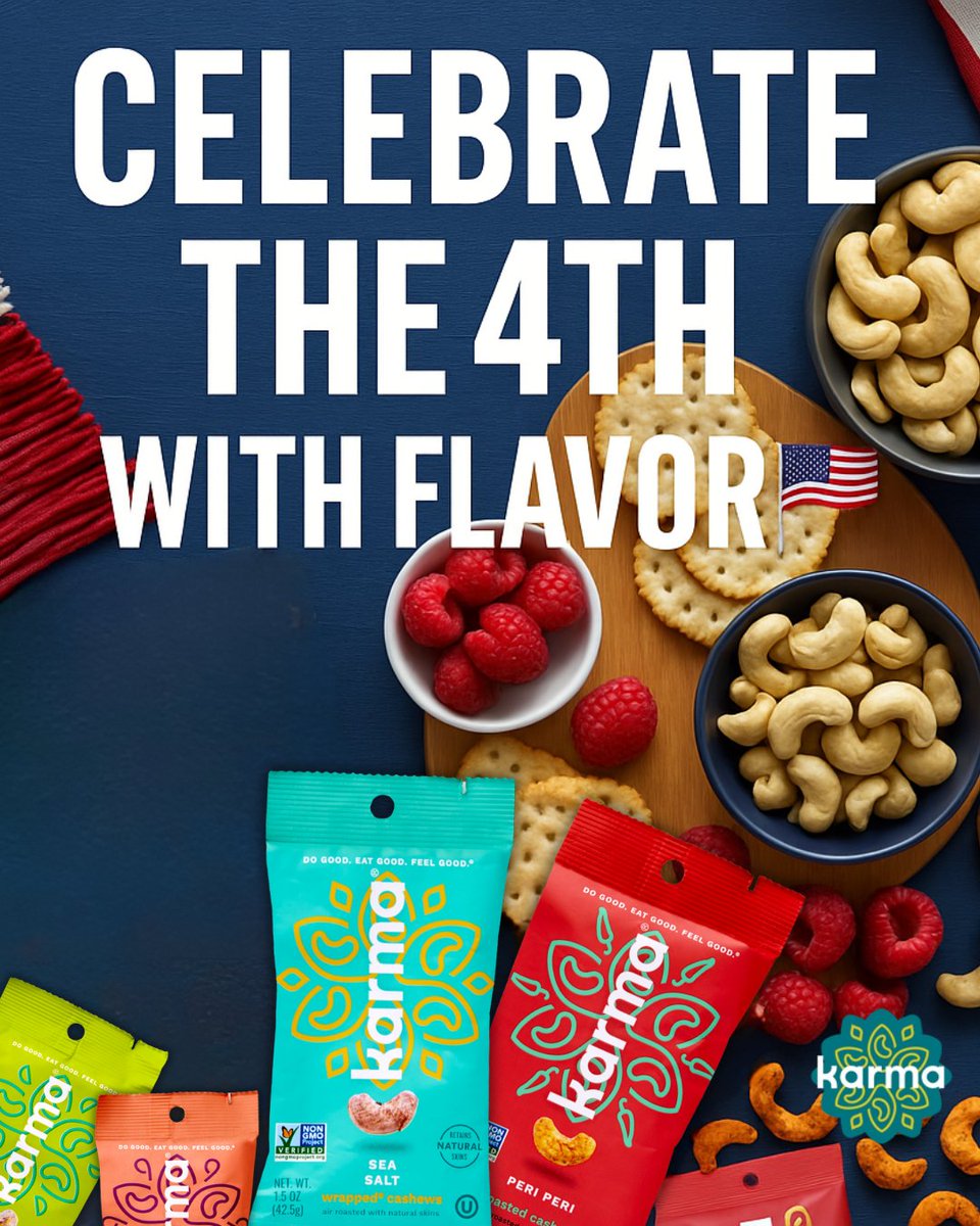 We hope you all have a relaxing Independence Day filled with fun, flavor, and joy in the little things 🇺🇸. ☀️