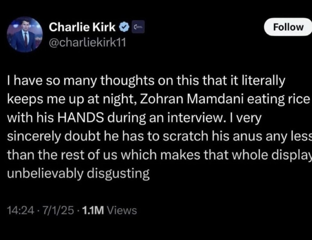 No sir, <a href="/charliekirk11/">Charlie Kirk</a> isn't a perv at all.