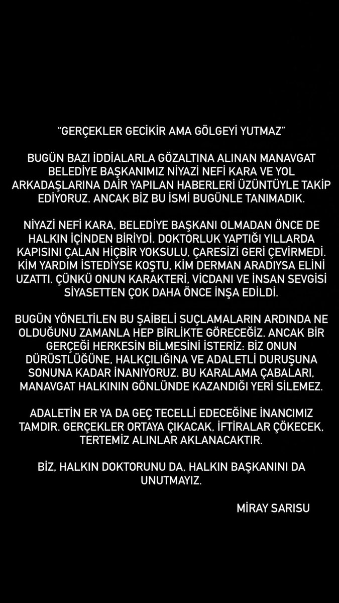 Başkanımızın yanındayız!
#manavgatbelediyesi #niyazinefikara #antalya