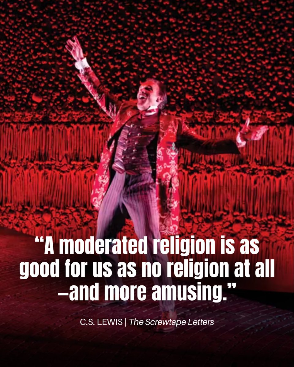 This July 4th, while we celebrate freedom—don’t forget the battle for the soul.
C.S. Lewis’ THE SCREWTAPE LETTERS is on tour now, and tickets are selling fast across the country.
Let your church and school know—it’s time to act. bit.ly/49IW0ei