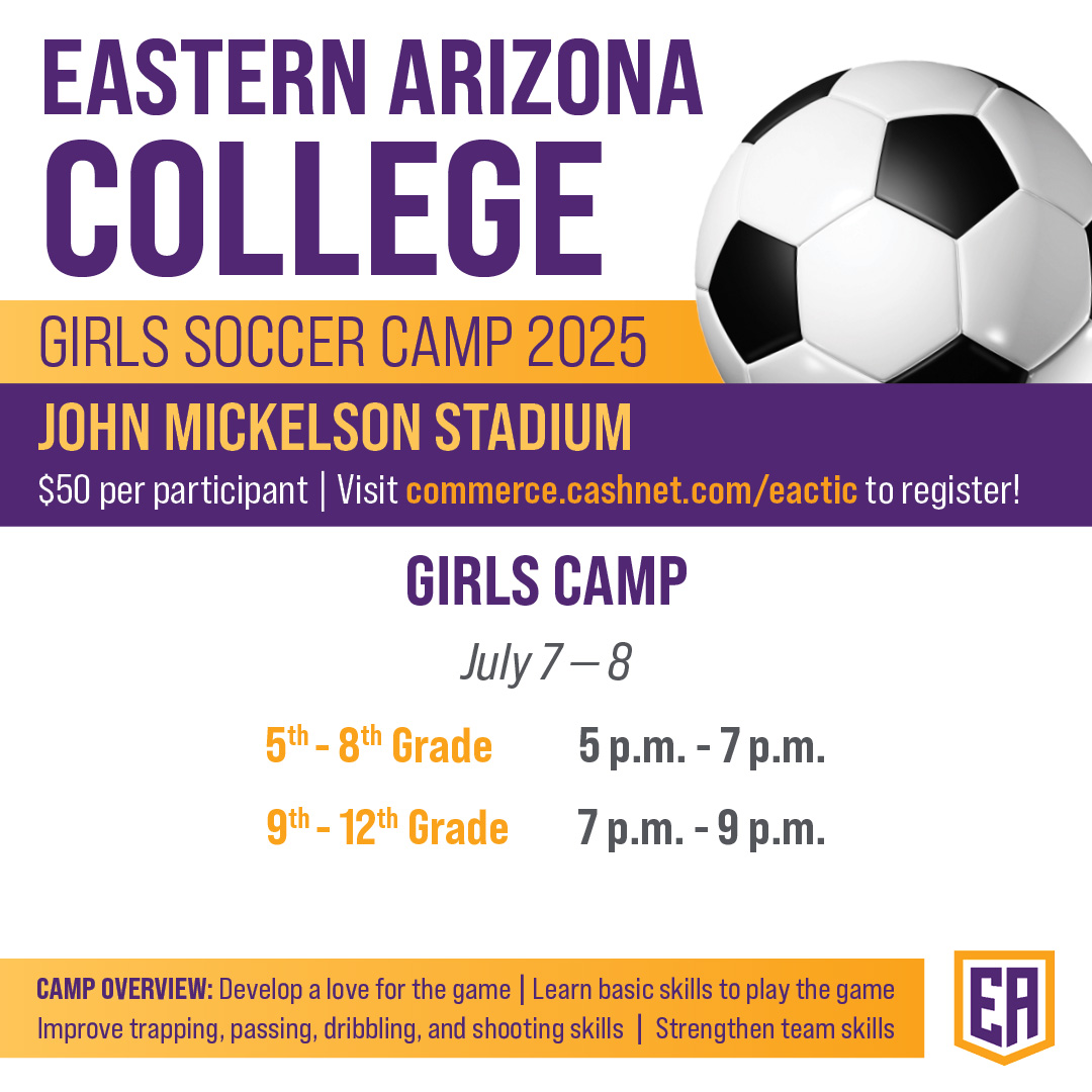 There is still time to sign up for Girls Soccer Camp!
Register by July 6th to secure your spot.
commerce.cashnet.com/eactic
