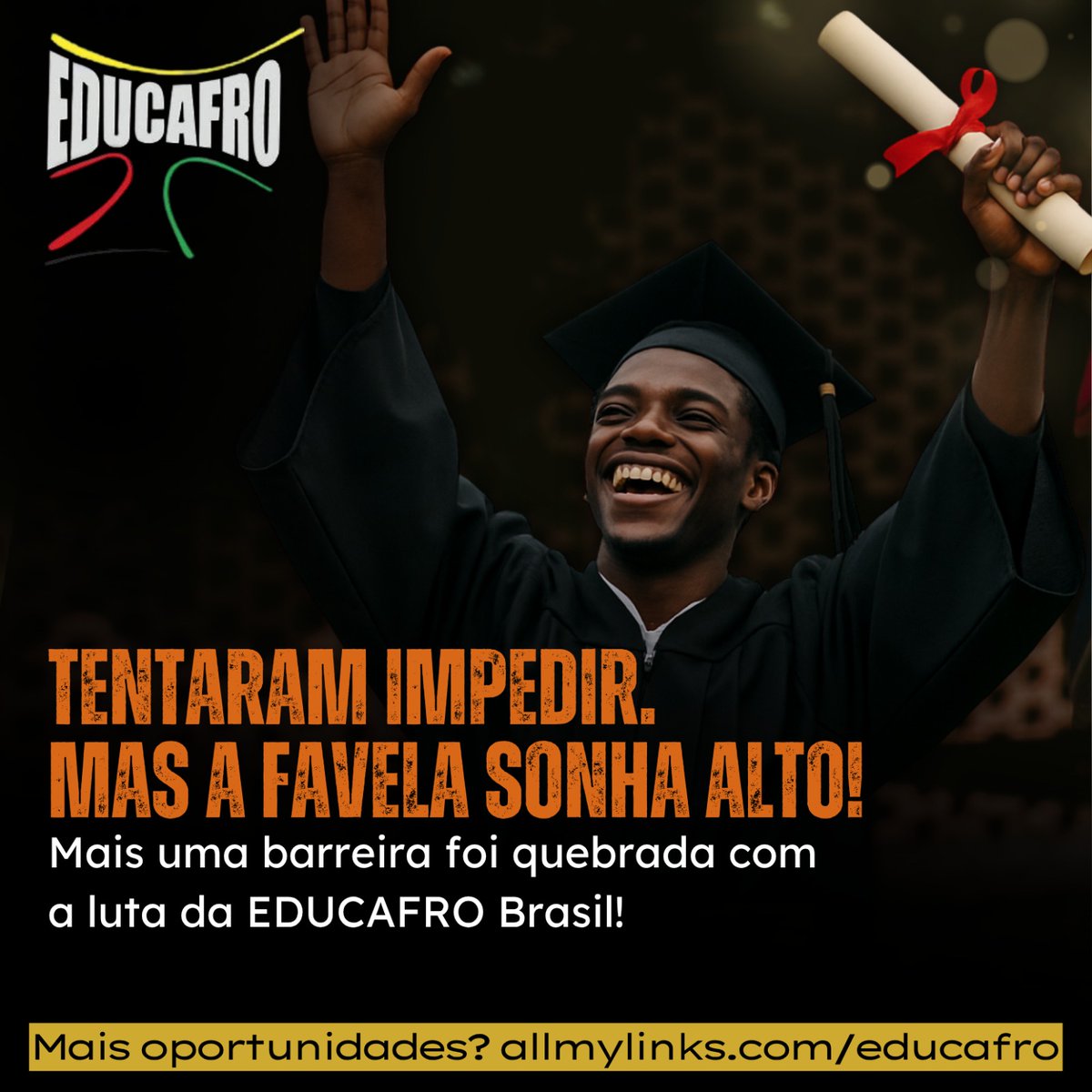 instagram.com/p/DLswJF2xrse/…

NEGROS NA MEDICINA

A EDUCAFRO Brasil obteve a concessão de pedido liminar junto à Justiça Federal do RS, garantindo a matrícula de um jovem negro nascido em uma favela de São Paulo no Curso de MEDICINA da Universidade Federal do Rio Grande do Sul - UFRGS