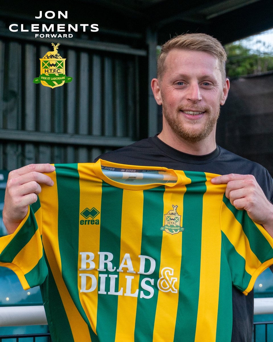 JON CLEMENTS SIGNS FOR HTFC✍️

We are delighted to announce the signing of prolific striker Jon Clements from Ware FC.

Jon gives an added threat to our attack alongside bringing a wealth of experience to Rothamsted Park. 

Welcome to HTFC!

#OneTeamOneTown🟡🟢🦌