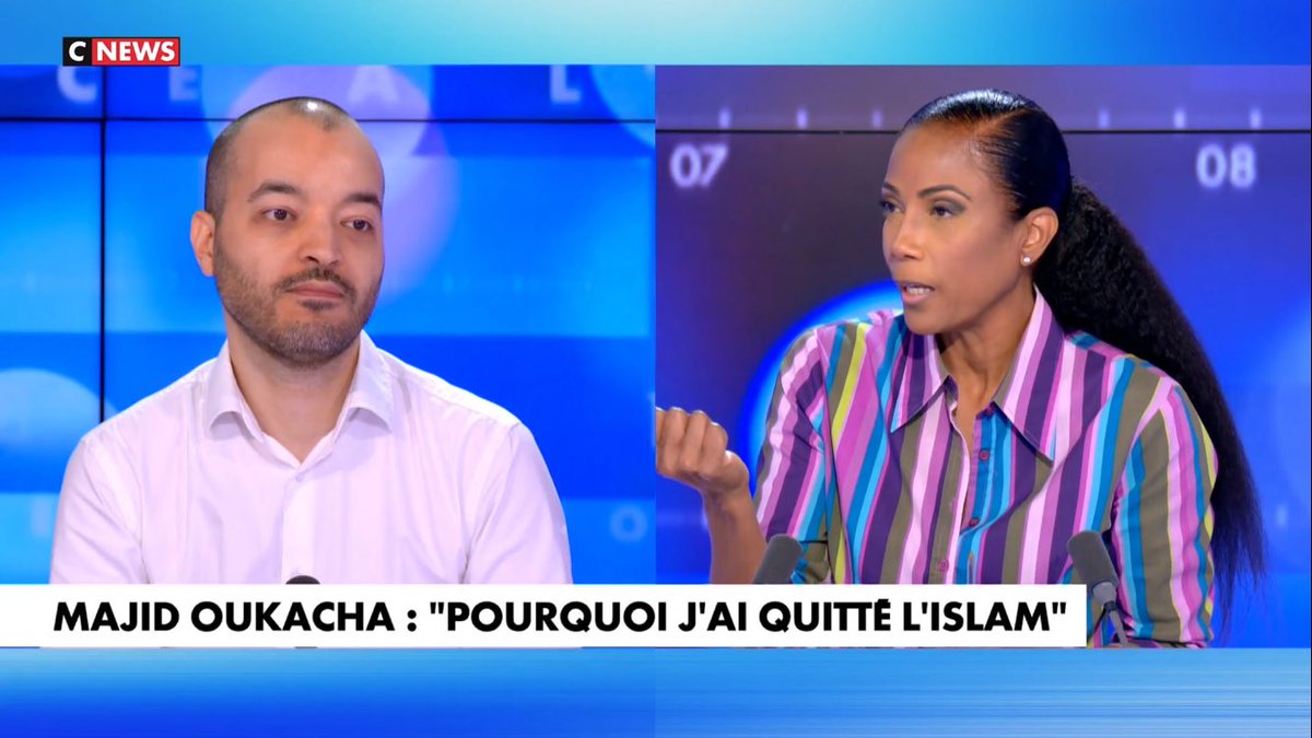 Alex-Islam (@alexislamic) on Twitter photo à la télévision française, on invite "Majid Oukacha" pour qu'il explique pourquoi il a quitté l'islam. En revanche, jamais ils n'inviteront "Alex" pour qu'il explique pourquoi il a embrassé l'islam !
Savez-vous pourquoi <a href="/christine_kelly/">Christine KELLY</a> ? à la télévision française, on invite "Majid Oukacha" pour qu'il explique pourquoi il a quitté l'islam. En revanche, jamais ils n'inviteront "Alex" pour qu'il explique pourquoi il a embrassé l'islam !
Savez-vous pourquoi <a href="/christine_kelly/">Christine KELLY</a> ?
