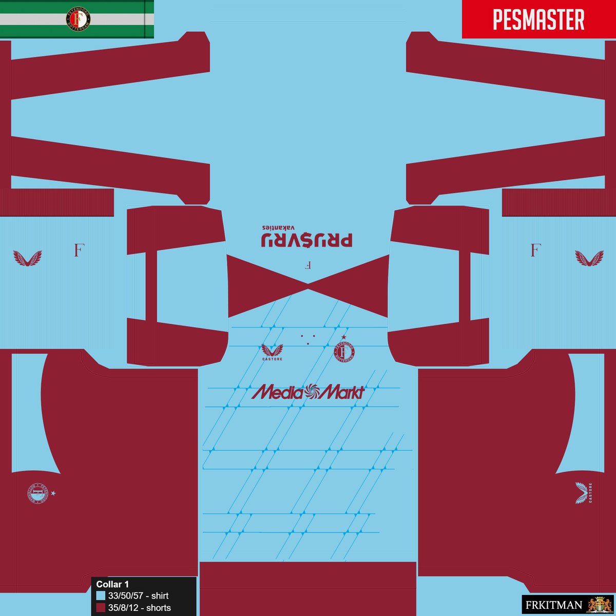 2025/26 #Feyenoord third #PES kit