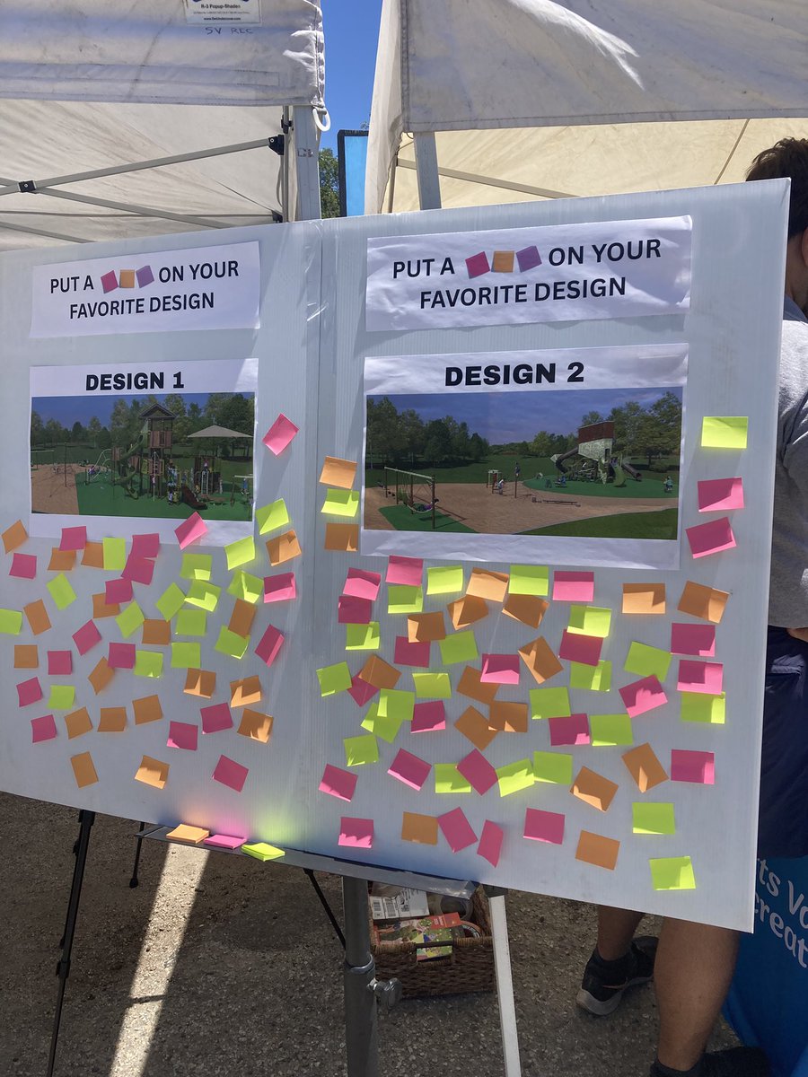 The park voting action is fierce! #ScottsValley #FourthofJuly