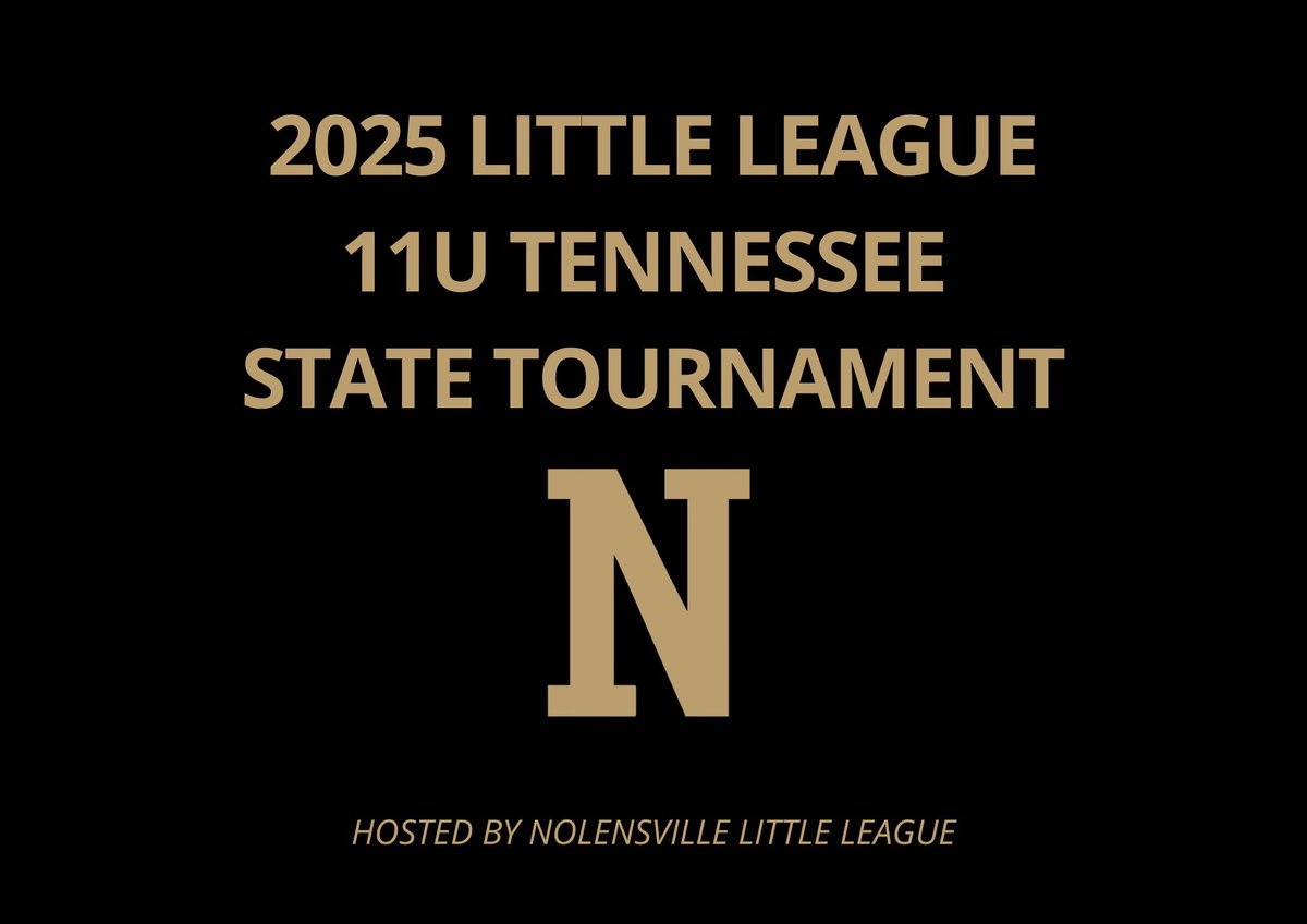 NolensvilleLLB's tweet image. @NolensvilleLLB is excited to host the 2025 11U TN State Tournament. Come out and support our very own 11U All-Stars as they face Morristown at 4pm tomorrow.