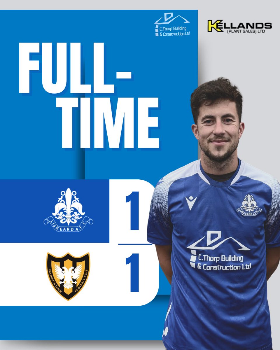 FULL TIME

🔵 1-1 🟡⚫️

Unfortunately a late equaliser from Falmouth denies us a win. 

A great test and shift from the boys in our first pre-season game 💙