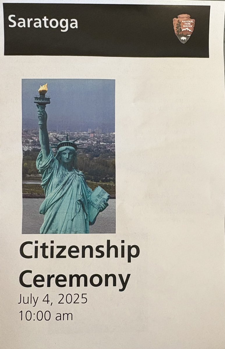 RCCsings's tweet image. It was a moving experience for us to perform the “Star Spangled Banner” and “God Bless America” during today’s #CitizenshipCeremony at @SaratogaNHP. Thank you for inviting us to be part of welcoming 24 new US citizens! #Saratoga @USCISMediaNorth @USCIS @TodaysDAR