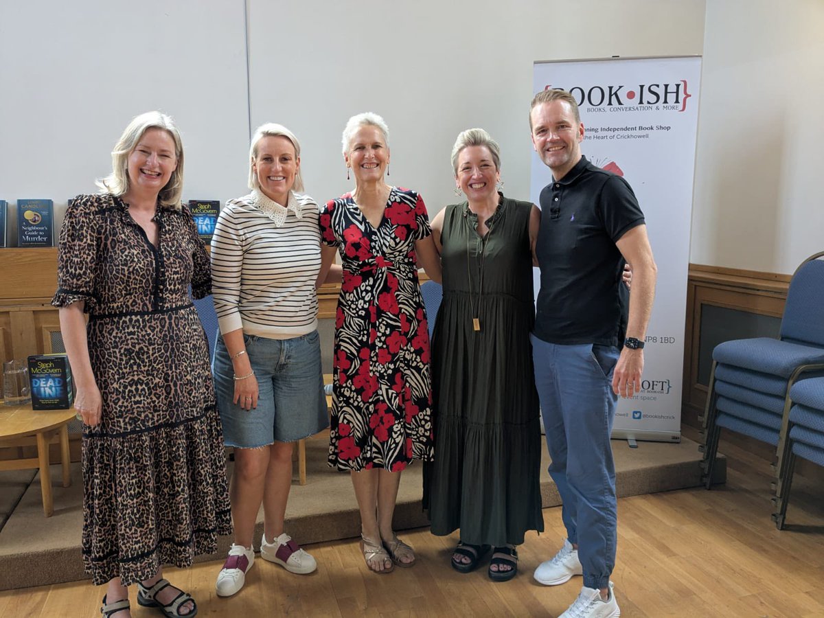 Book-ish 📚 (@bookishcrick) on Twitter photo We hosted a rather lovely Cake and Crime afternoon in Abergavenny today with <a href="/StephLunch/">Steph McGovern</a> <a href="/TimWeaverBooks/">Tim Weaver</a> <a href="/louise_candlish/">Louise Candlish #ANeighboursGuideToMurder</a> and Alis Hawkins. We hosted a rather lovely Cake and Crime afternoon in Abergavenny today with <a href="/StephLunch/">Steph McGovern</a> <a href="/TimWeaverBooks/">Tim Weaver</a> <a href="/louise_candlish/">Louise Candlish #ANeighboursGuideToMurder</a> and Alis Hawkins.