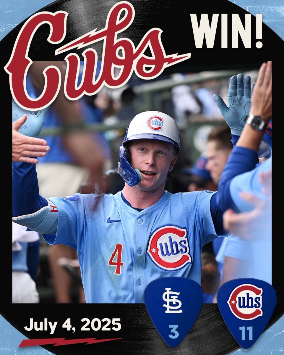 BOOOM!

Easy BLOWOUT MLB POTD winner! 🤑💰

Chicago Cubs ML (-132) ✅

15-4 POTD run 🔥🔥

Who cashed??

Lets go! 🔥

#GamblingX #GamblingTwitter