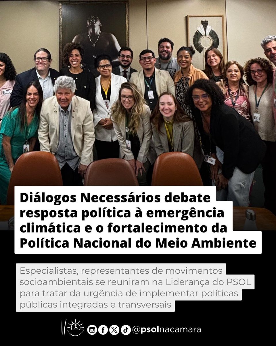 PSOL na Câmara (@psolnacamara) on Twitter photo A Bancada do PSOL na Câmara dos Deputados realizou a mais recente rodada do Diálogos Necessários reunindo especialistas e representantes de movimentos socioambientais para aprofundar o debate sobre o enfrentamento das mudanças climáticas e a urgência de implementar políticas A Bancada do PSOL na Câmara dos Deputados realizou a mais recente rodada do Diálogos Necessários reunindo especialistas e representantes de movimentos socioambientais para aprofundar o debate sobre o enfrentamento das mudanças climáticas e a urgência de implementar políticas