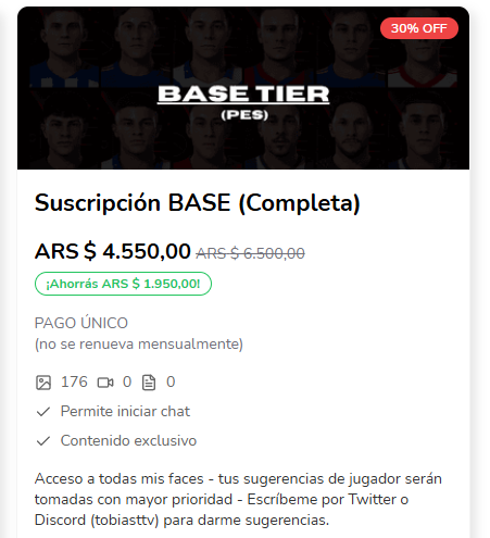 TobFacemaker's tweet photo. Descuentito para ir preparando este mes, celebrando que ya están por llegar las vacaciones y mi cumpleaños 💪Código de descuento "JULIOFF" 30% para la suscripción de PATREON y "JULI0FF" 30% de descuento para cualquier face de la tienda. https://t.co/kNcn33cMcd