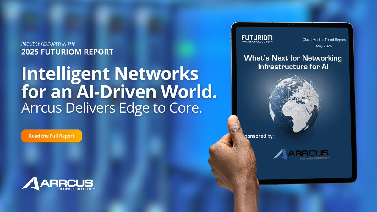 Arrcus, Inc. (@arrcusinc) on Twitter photo Earlier this year, <a href="/arrcusinc/">Arrcus, Inc.</a> was proudly featured in the Futuriom 2025 report, "๐๐ก๐๐ญโ๐ฌ ๐๐๐ฑ๐ญ ๐๐จ๐ซ ๐๐๐ญ๐ฐ๐จ๐ซ๐ค๐ข๐ง๐ ๐๐ง๐๐ซ๐๐ฌ๐ญ๐ซ๐ฎ๐๐ญ๐ฎ๐ซ๐ ๐๐จ๐ซ ๐๐," exploring how modern, distributed, high-performance networks are enabling the next wave of AI innovation Earlier this year, <a href="/arrcusinc/">Arrcus, Inc.</a> was proudly featured in the Futuriom 2025 report, "๐๐ก๐๐ญโ๐ฌ ๐๐๐ฑ๐ญ ๐๐จ๐ซ ๐๐๐ญ๐ฐ๐จ๐ซ๐ค๐ข๐ง๐ ๐๐ง๐๐ซ๐๐ฌ๐ญ๐ซ๐ฎ๐๐ญ๐ฎ๐ซ๐ ๐๐จ๐ซ ๐๐," exploring how modern, distributed, high-performance networks are enabling the next wave of AI innovation