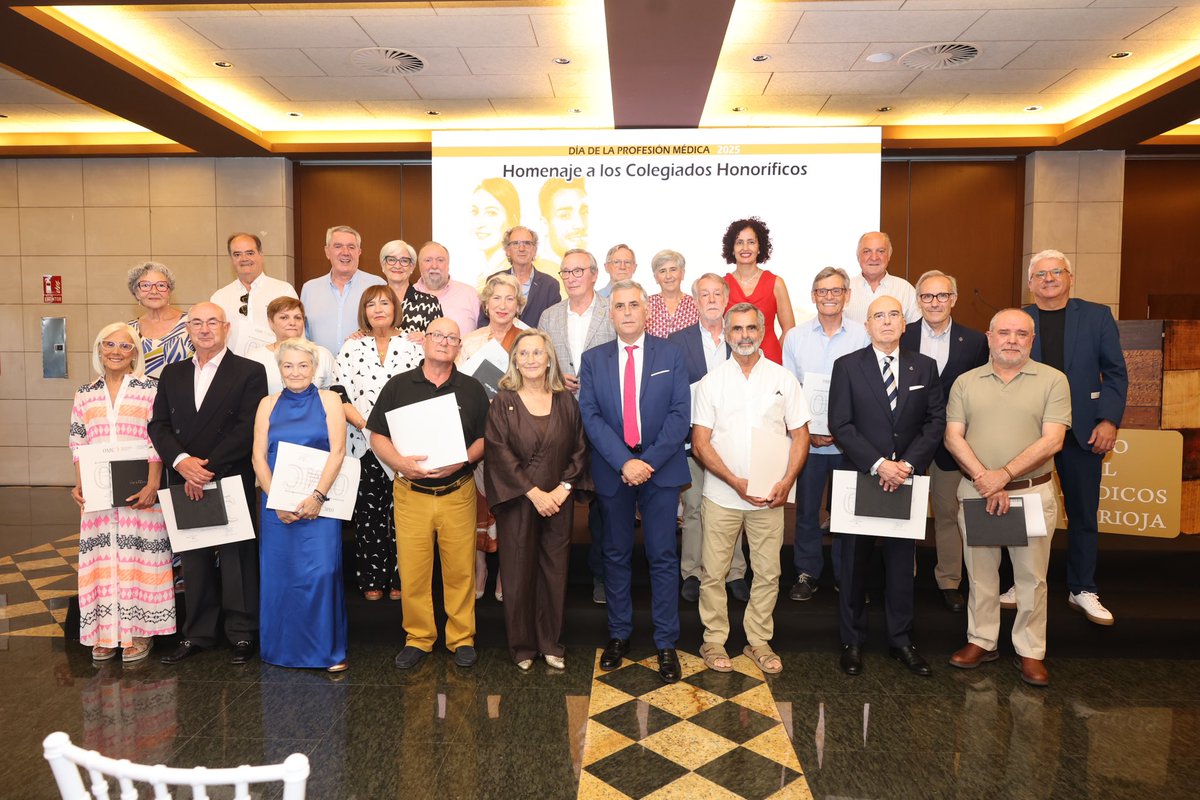Felicidades colegiados honoríficos
#Diadelaprofesiónmédica