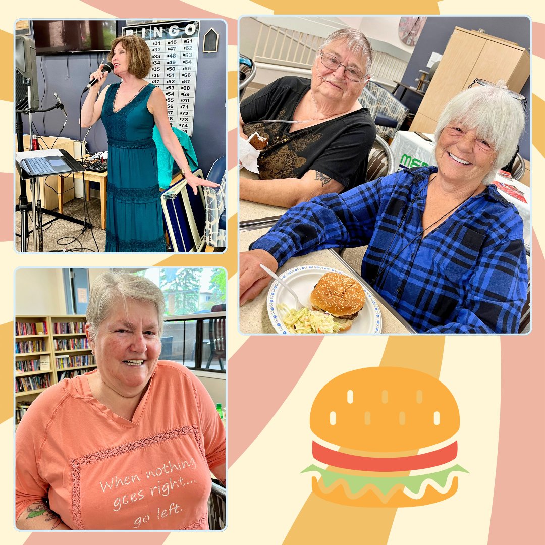 #SummerBBQ season has begun in our apartments! #YEGSeniors enjoyed music, prizes, good food, + great company with support from MedX Pharmacy. Learn about our vibrant communities at gef.org. #YEGCommunity #YEG