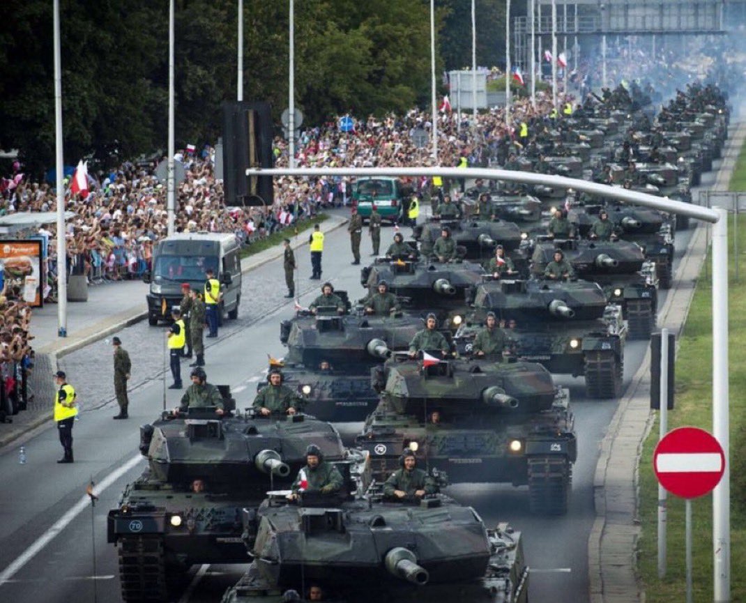 🛑 Polonia anuncia el envío del Ejército polaco a las fronteras con Alemania y Lituania para impedir que los inmigrantes ilegales crucen a Polonia.