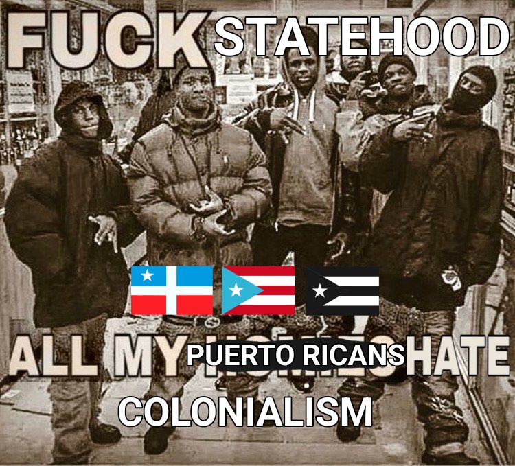 Ay por poco se me olvida. Me cago en los EEUU! Que viva un Puerto Rico libre!