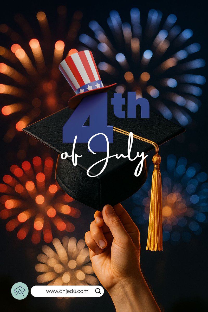 Happy 4th of July from Anja Education Consultants!
Today we celebrate the freedom to pursue dreams—especially the dream of higher education.
Let’s honor the past and ignite the future 🔥🇺🇸
#FourthOfJuly #CollegeAdmissions #AnjaEducation
