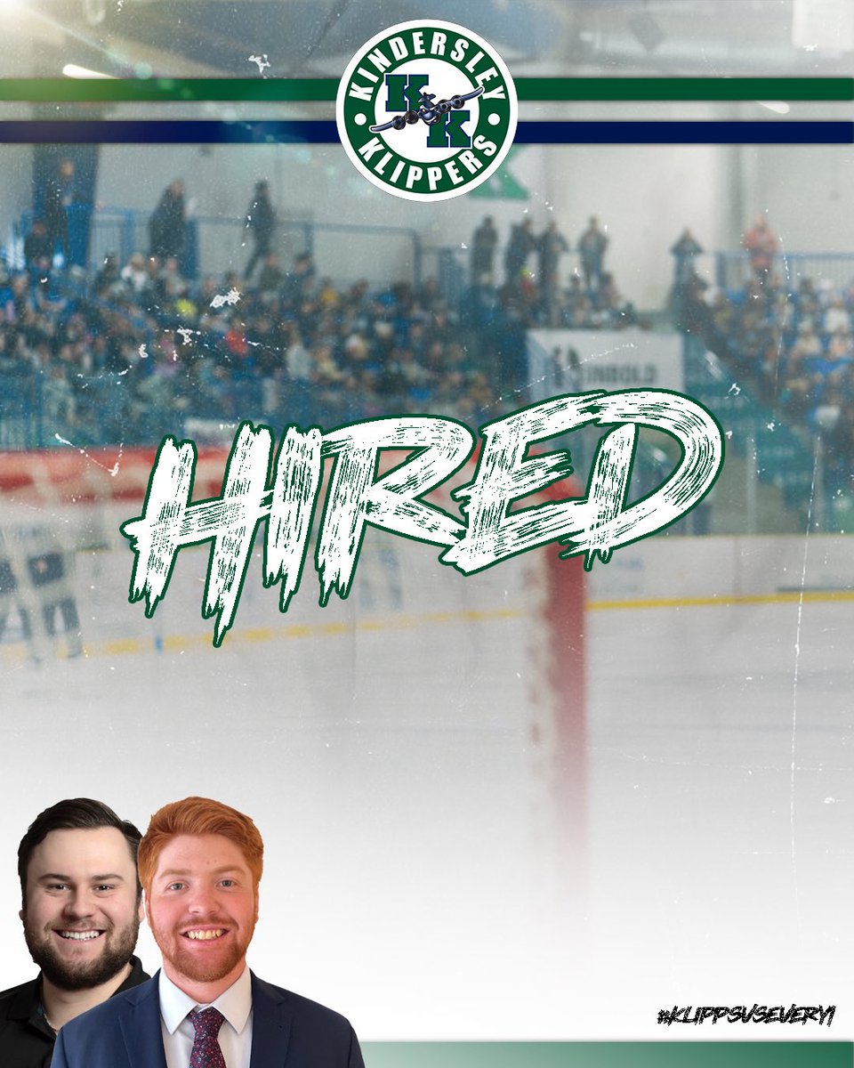 The Iron Horse Kindersley Klippers are happy to announce the hiring of Ben Marshall and Jayden Villafane.

Ben Marshall joins Kindersley after spending the past two years in the KIJHL with the Sicamous Eagles. Prior to that, he worked for a year in the professional hockey ranks