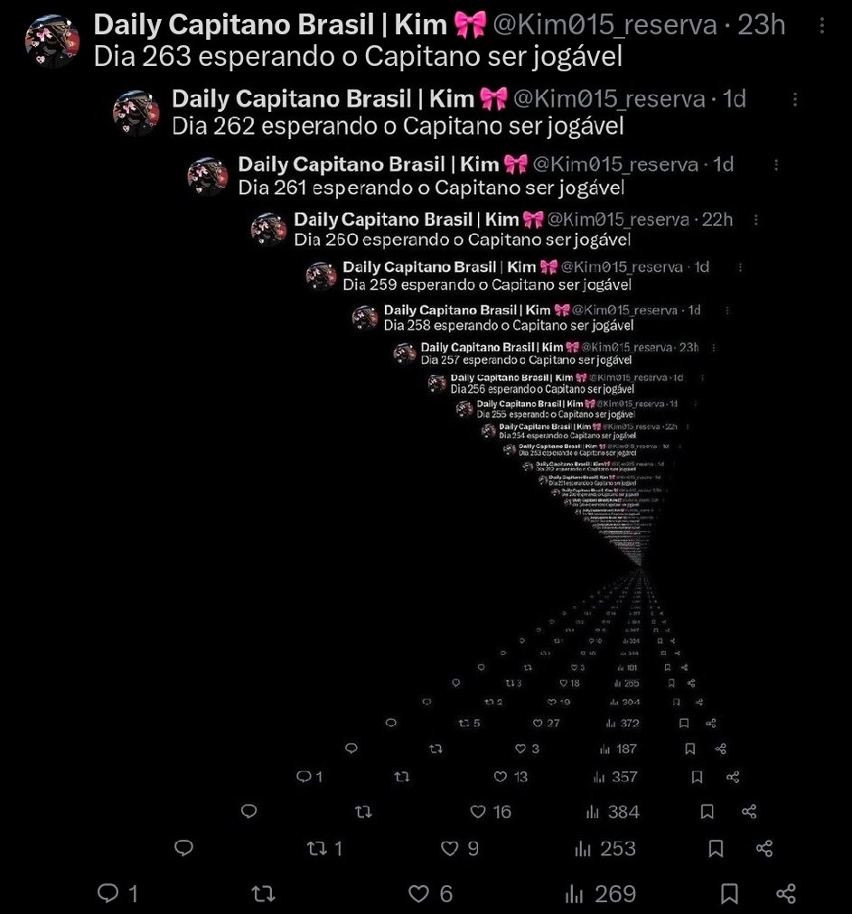 Dia 264 esperando o Capitano ser jogável