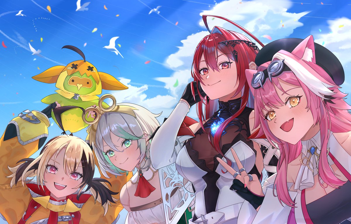 Justice!!! 
🧡💚❤️🩷

#rkggk #Immergination #BloodflameArt #RaorArt