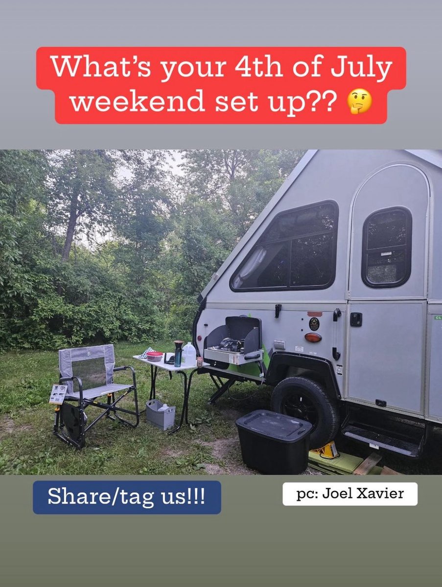 Aliner_Camping's tweet image. Nothing beats camping under the stars on the 4th of July weekend! 🇺🇸🔥 From crackling campfires to fireworks in the sky, it’s the ultimate way to celebrate freedom, family, and the great outdoors. 🌲🎆 Let the memories begin! 🏕️❤️💥

Share your weekend set up with us! 

Aliner…