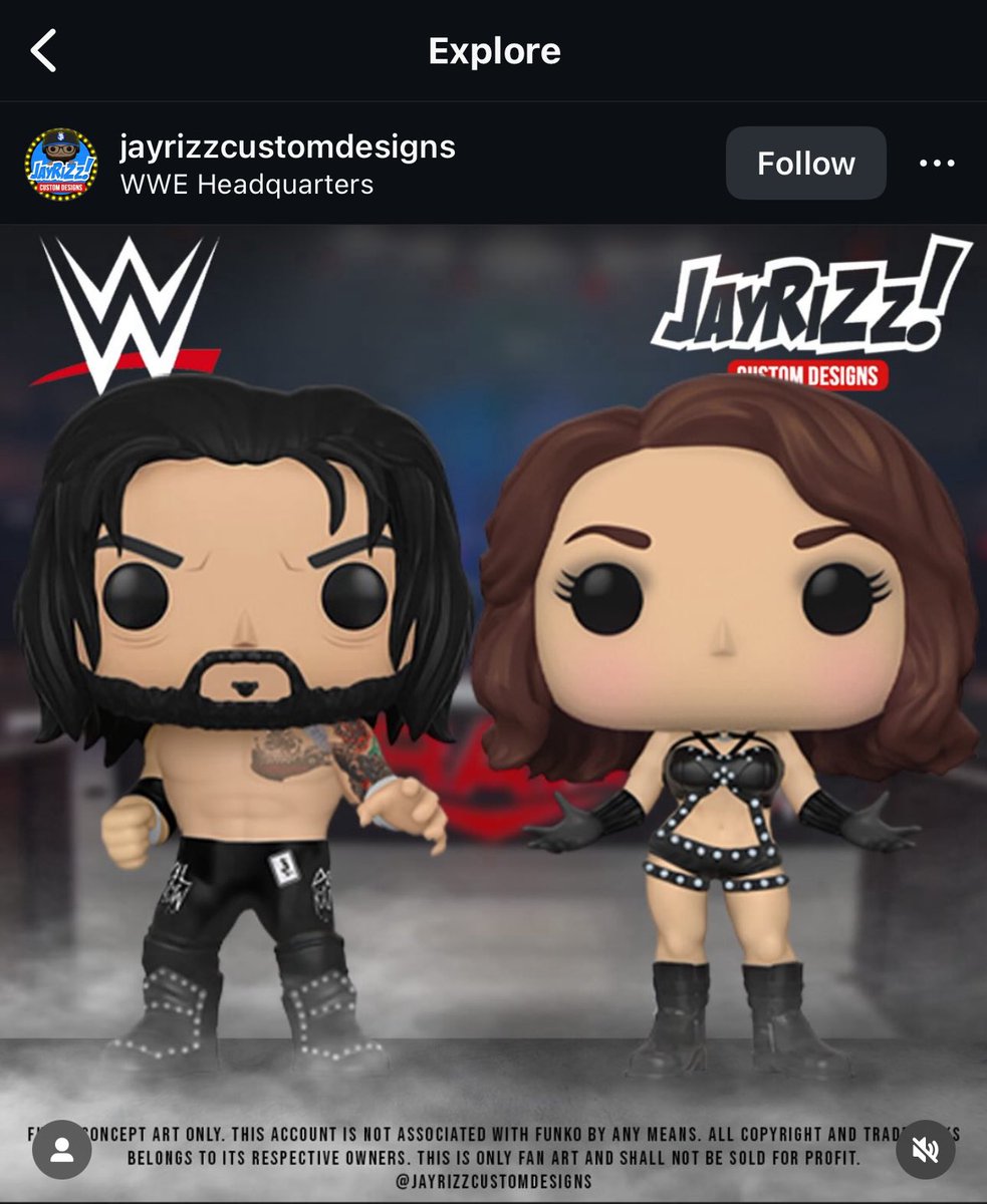 OMG!!! Check out this custom Karrion and Scarlett Funko 2 pack concept I found on insta by jayrizzcustomdesigns. They look amazing and I’d buy the 2 pack instantly if it was real. 🔥 Please make it happen Funko. #TheDevilYouKnow #PushKarrionKross #WWERaw #WeWantKross #Funko