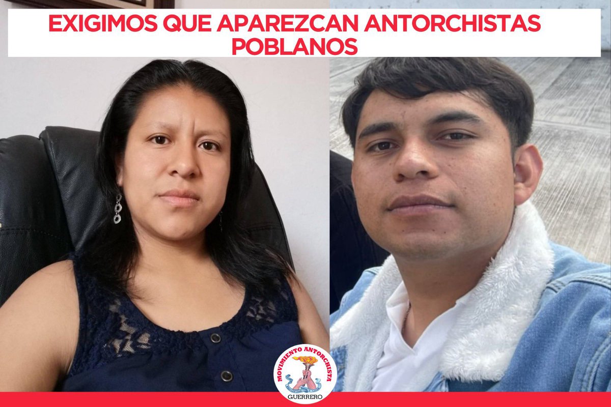 El Movimiento Antorchista Nacional exige la presentación inmediata de nuestros compañeros Cira Victoriano y Rubén García, que fueron vistos por última vez en la sede de la Fiscalía General de la República ubicada en el Puerto de Veracruz #ExigimosQueAparezcan <a href="/FGRMexico/">FGR México</a>