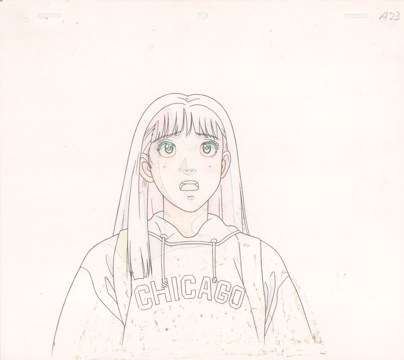 🚨 Just listed: Original Roujin Z anime cel—Haruko Mihashi in her CHICAGO hoodie!

From the 1991 cult classic by Katsuhiro Otomo (Akira) and Satoshi Kon (Perfect Blue).
🏆 Mainichi Film Award winner
🎨 Includes matching douga + background

🔗 Explore more: souloftokyo.com/shop