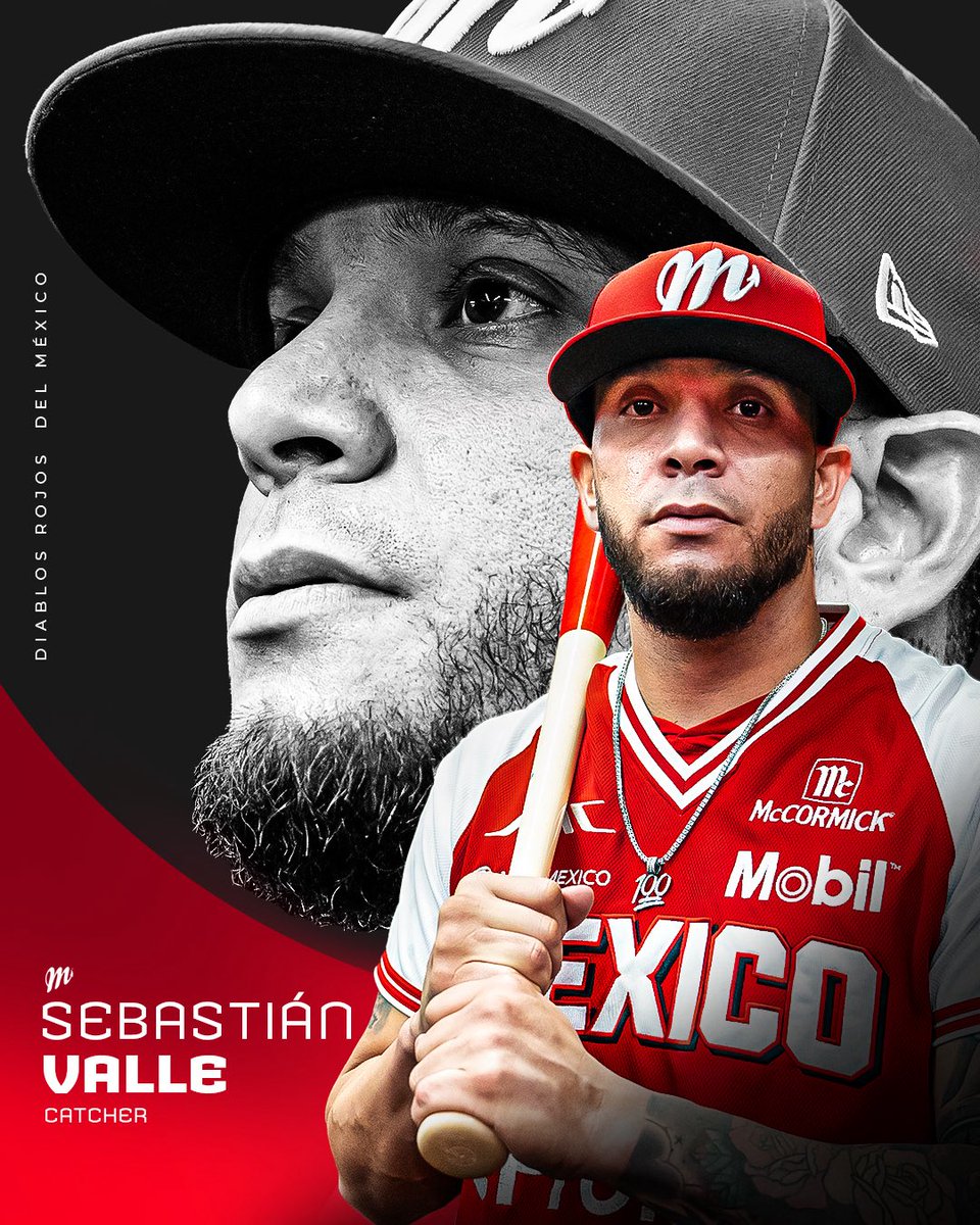 DiablosRojosMX's tweet photo. Sebastián Valle es 𝐃𝐈𝐀𝐁𝐋𝐎 👹🔥

Los refuerzos siguen llegando, el receptor mexicano vestirá de Rojo.🇲🇽 ¡BIENVENIDO AL INFIERNO! https://t.co/33kYyS3F04