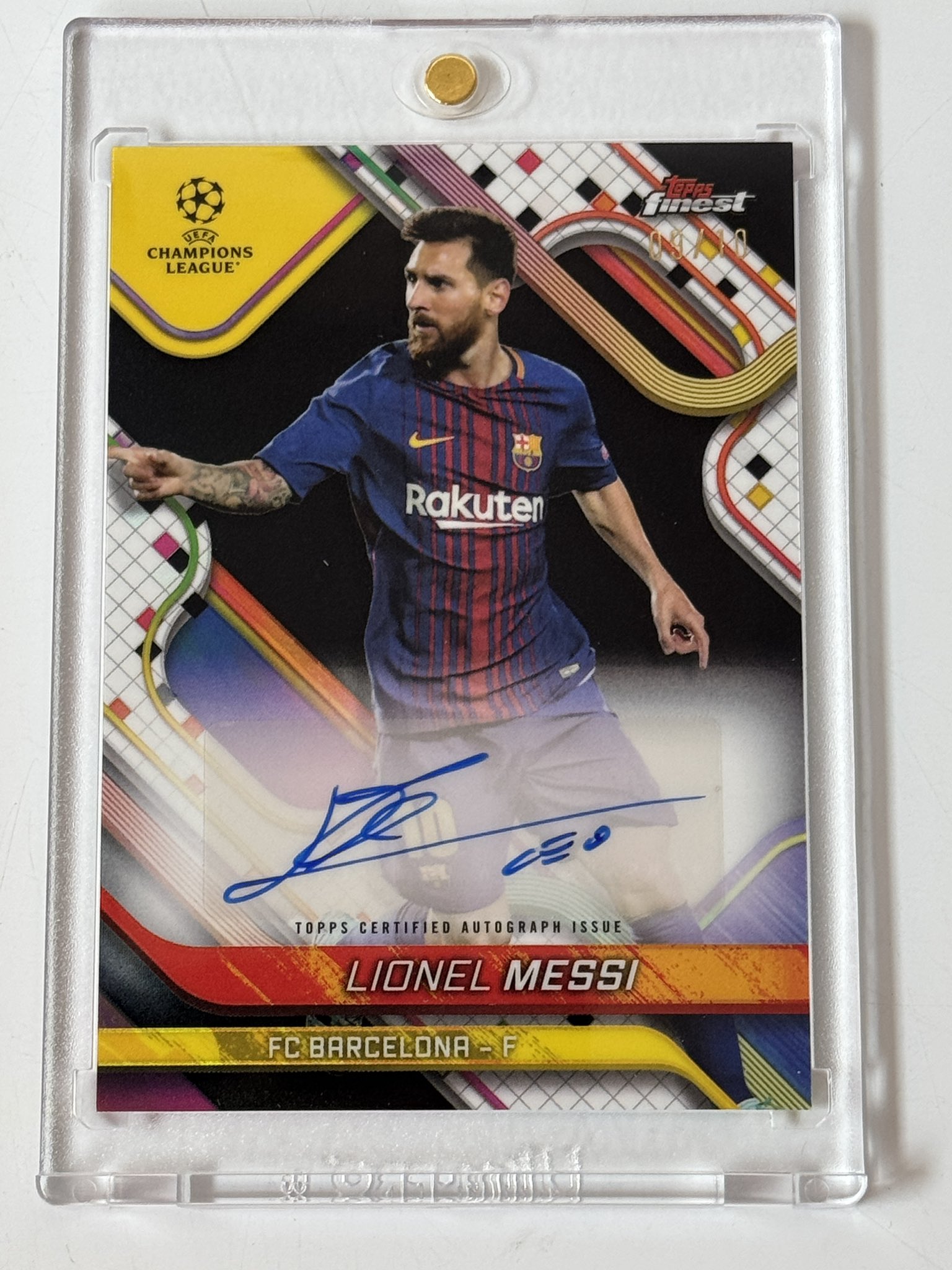 【祝MVP/50シリ】Finest CL/messi サッカーカード MIZOTA on X: